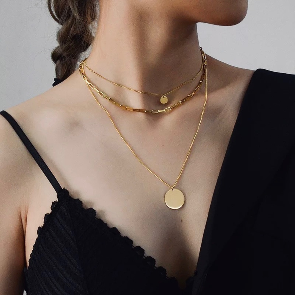 18K Gold Plated Necklace - Natalia